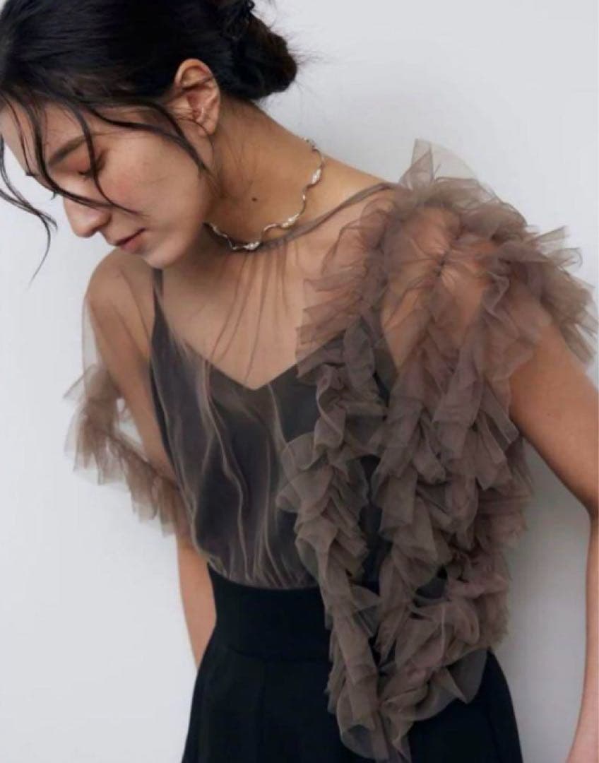 39様　LAGUNAMOON 【完売品】LADYチュールドッキングコンビネゾンＬ