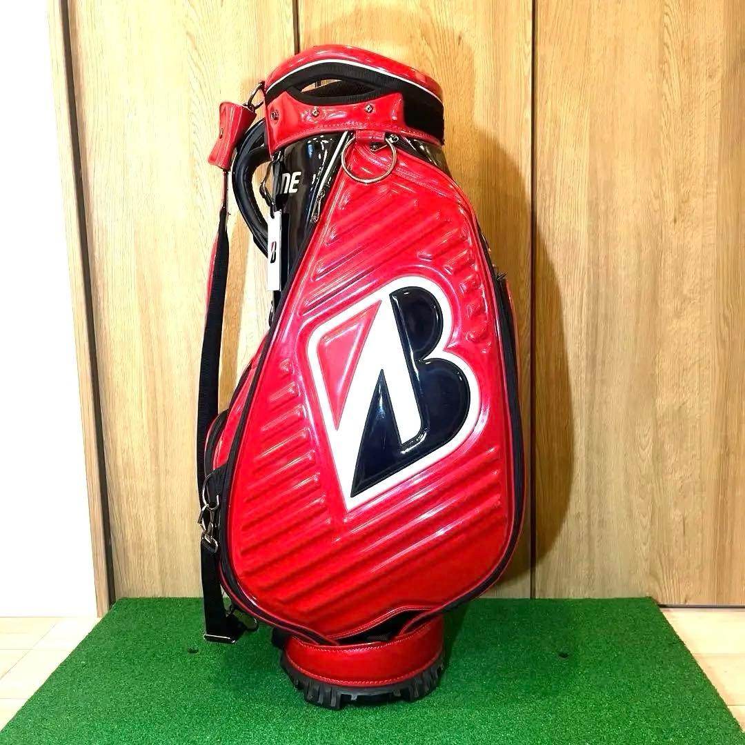 ブリヂストン　キャディバッグCBD32B レッドツアーレプリカ