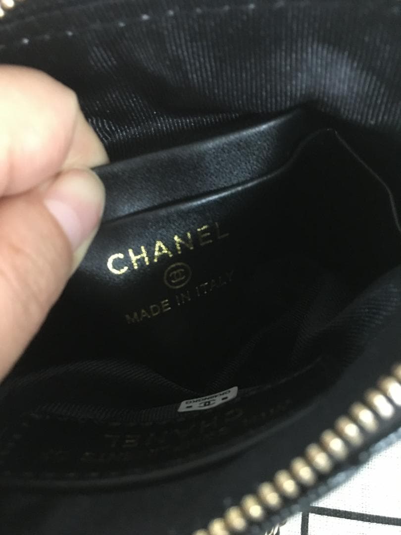 箱付き！キルティング ショルダーバッグ /ブラック