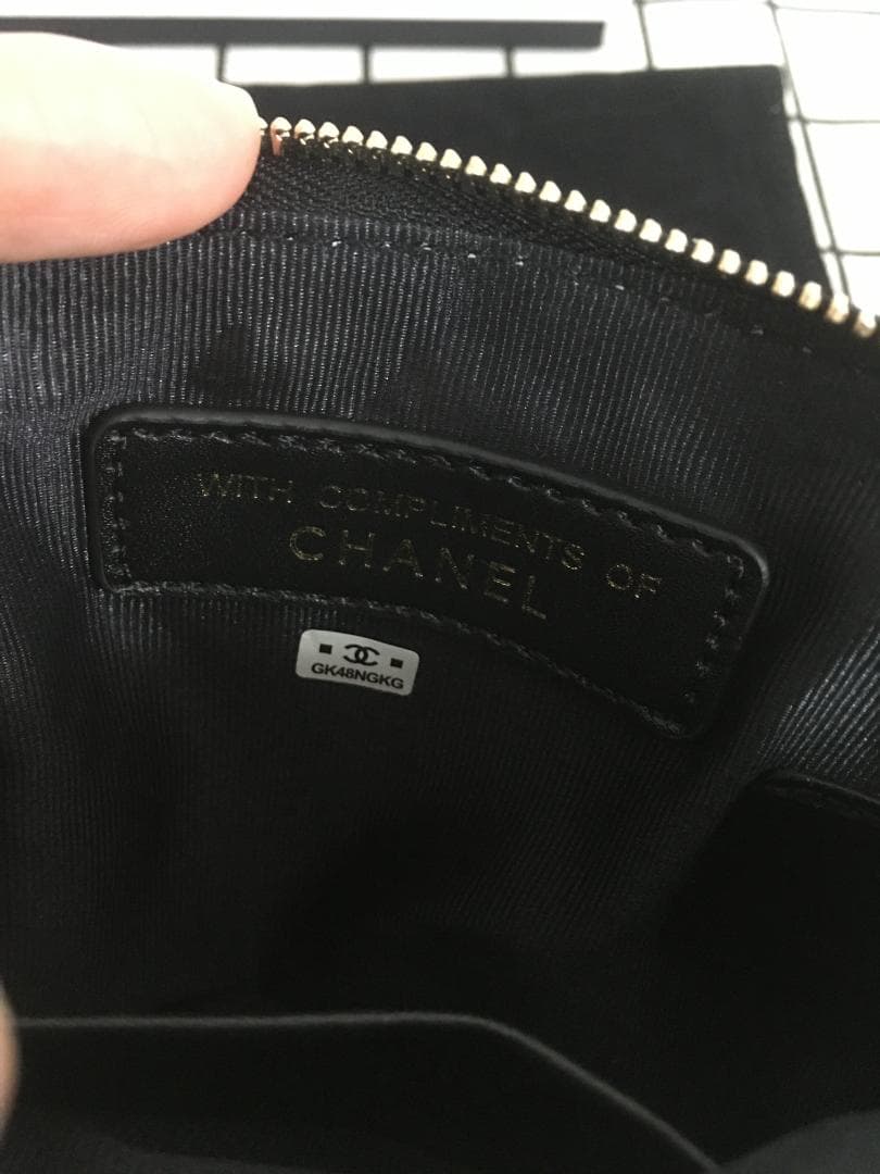 箱付き！キルティング ショルダーバッグ /ブラック