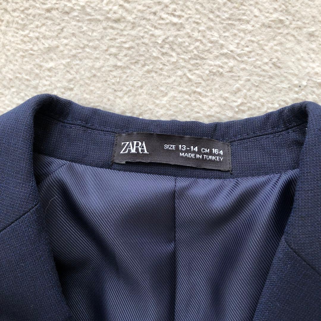 ZARA 卒業式　ネイビー　スーツ　164センチ