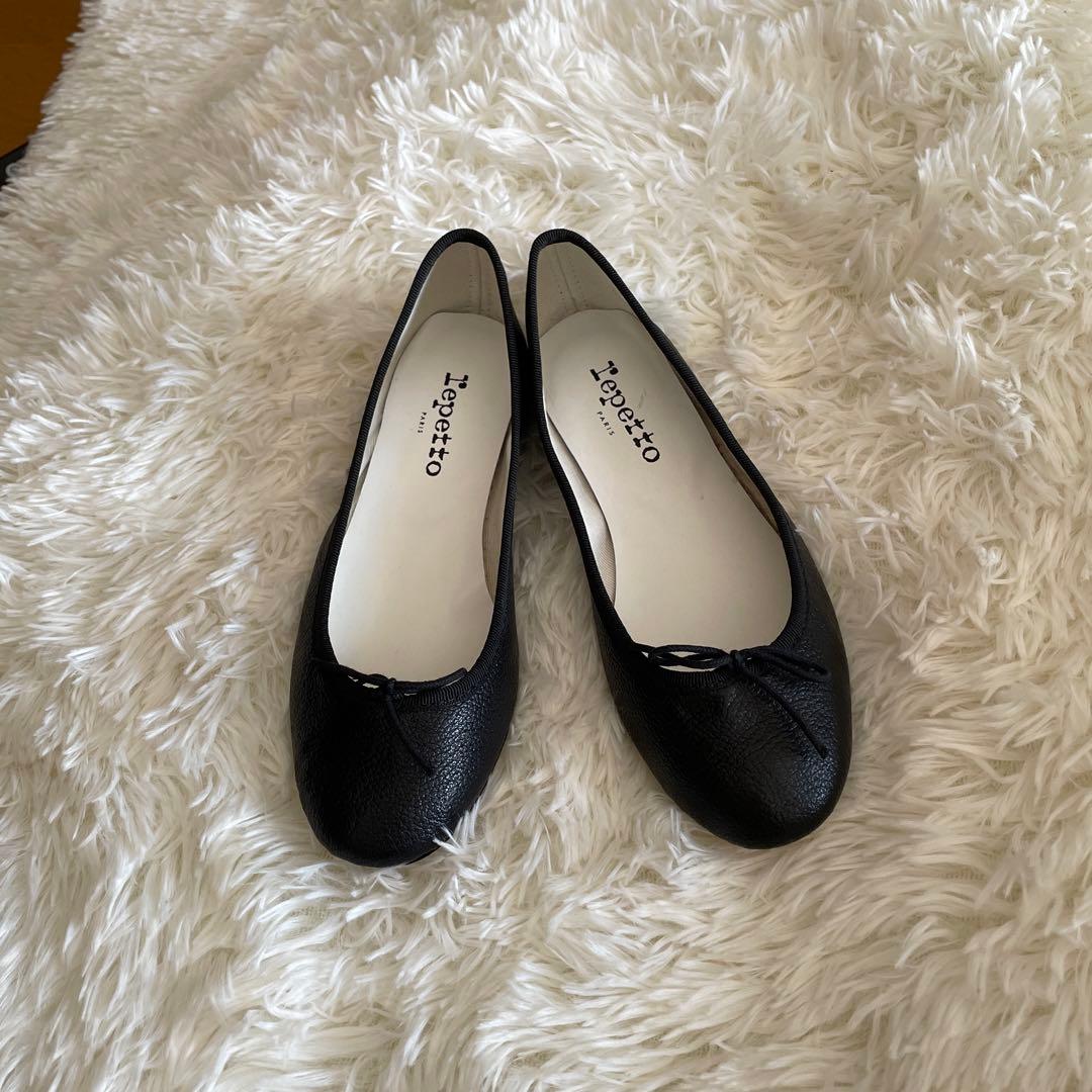 本日限定Repetto ブラックシューズ37サイズ23.0~23.5センチ相当