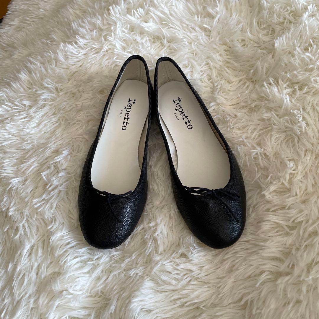 本日限定Repetto ブラックシューズ37サイズ23.0~23.5センチ相当