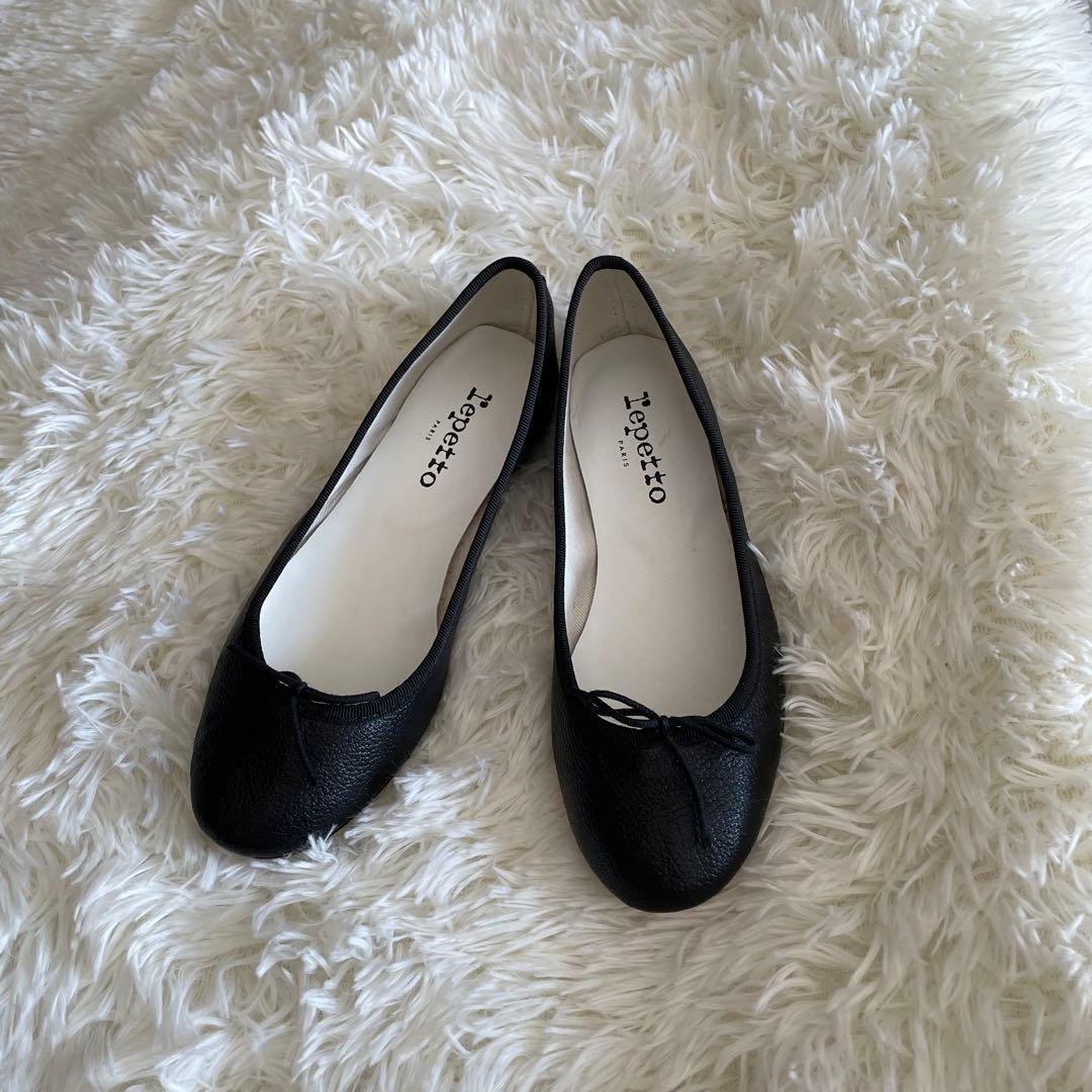 本日限定Repetto ブラックシューズ37サイズ23.0~23.5センチ相当