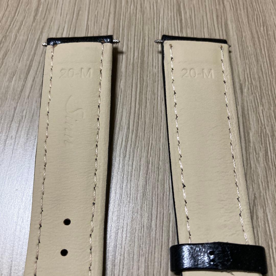 【極美品】ジン（Sinn）カーフベルト　ブラック 20mm