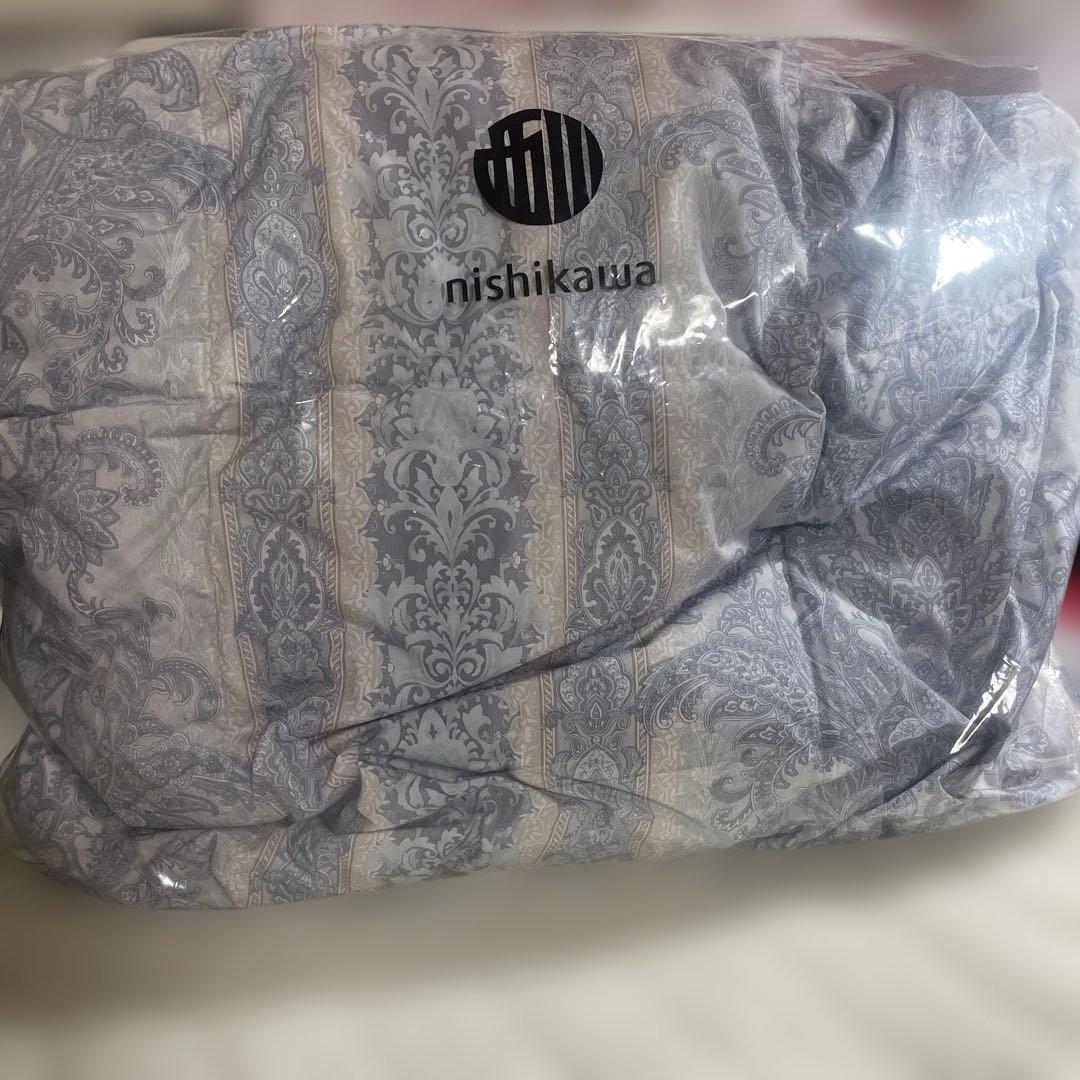 西川羽毛高級ホワイトダックダウン掛け布団 150×210cm