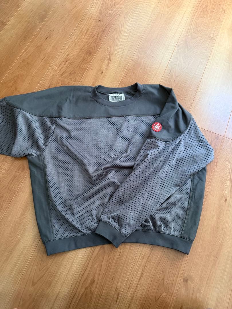 トップス C.E /CAVEMPT 25ssMESH TRACK CREW NECK