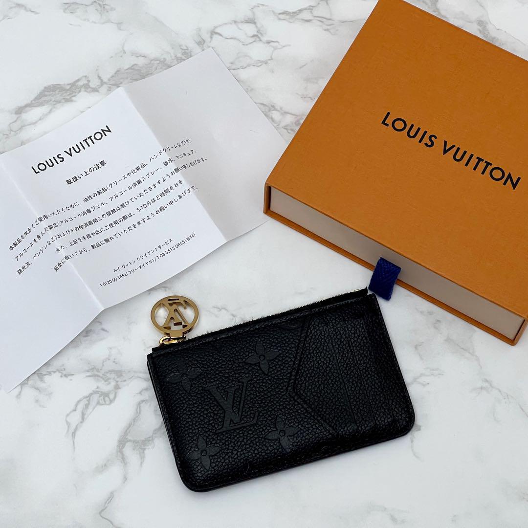 ルイヴィトン カードケース ポルト カルト・ロミー ケース ブラック