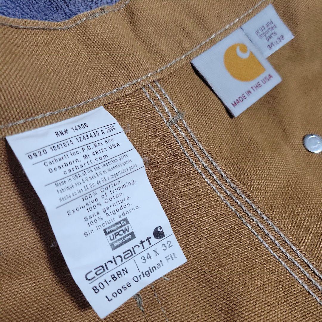 Carhartt カーハート　ダブルニー ワークパンツ　USA　 W34 L32