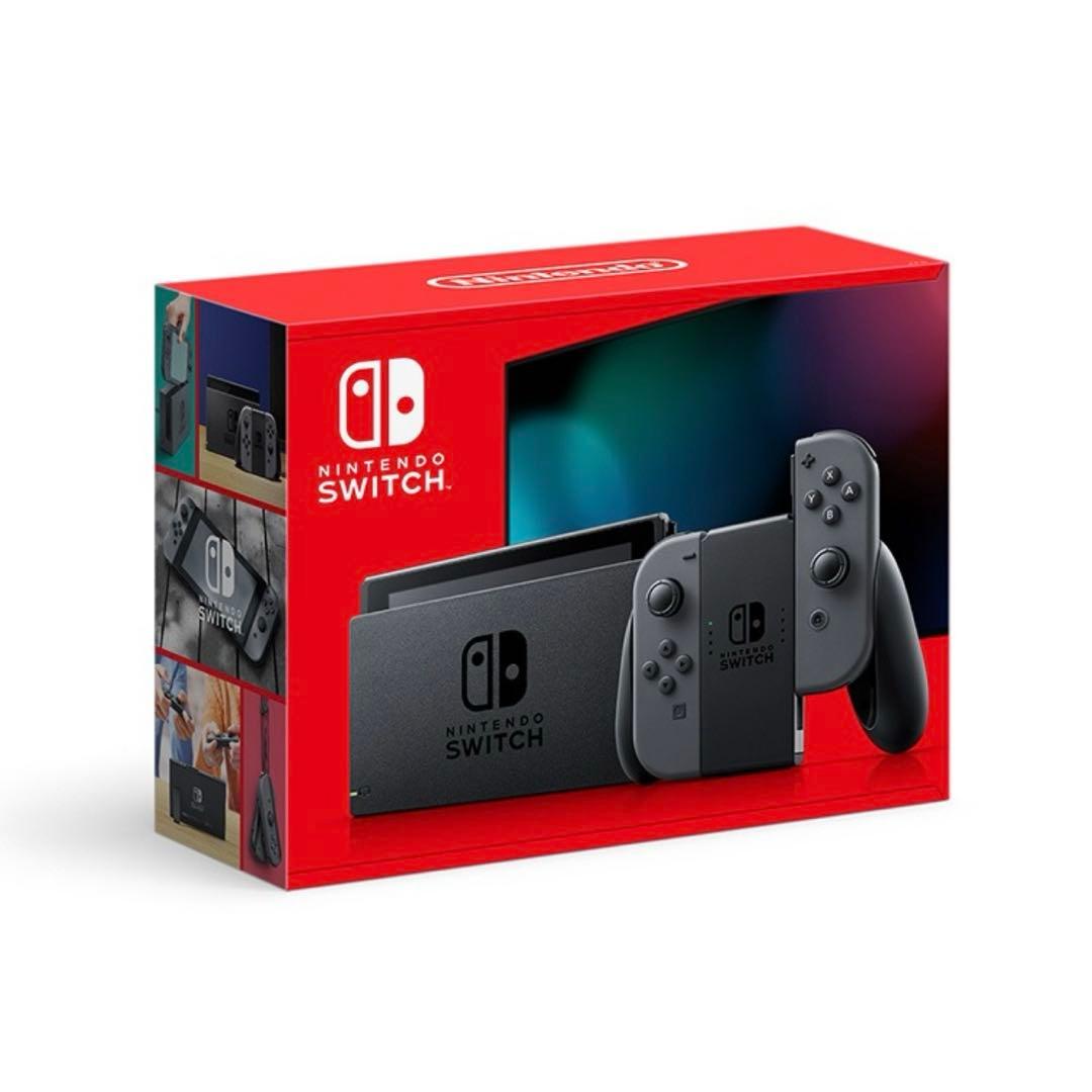 新品未使用　Nintendo Switch 本体 グレー ジョイコン付き