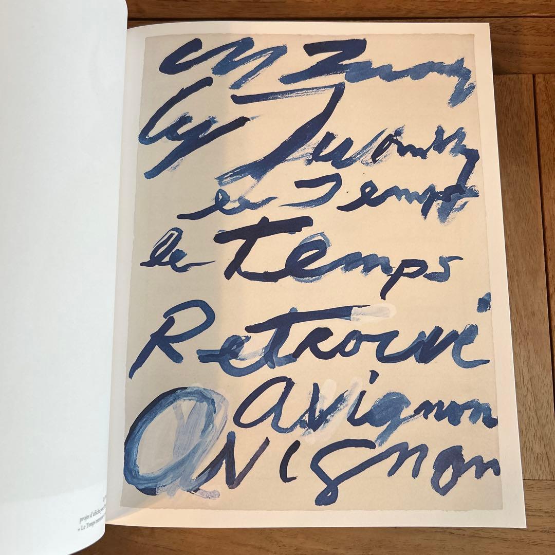 LE TEMPS RETROUVE Cy Twombly アートブック
