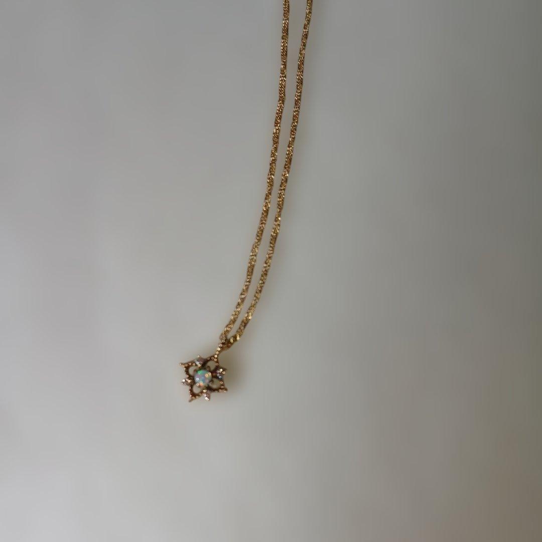 ひ*ん様 ete　 K10　ネックレス　オパール