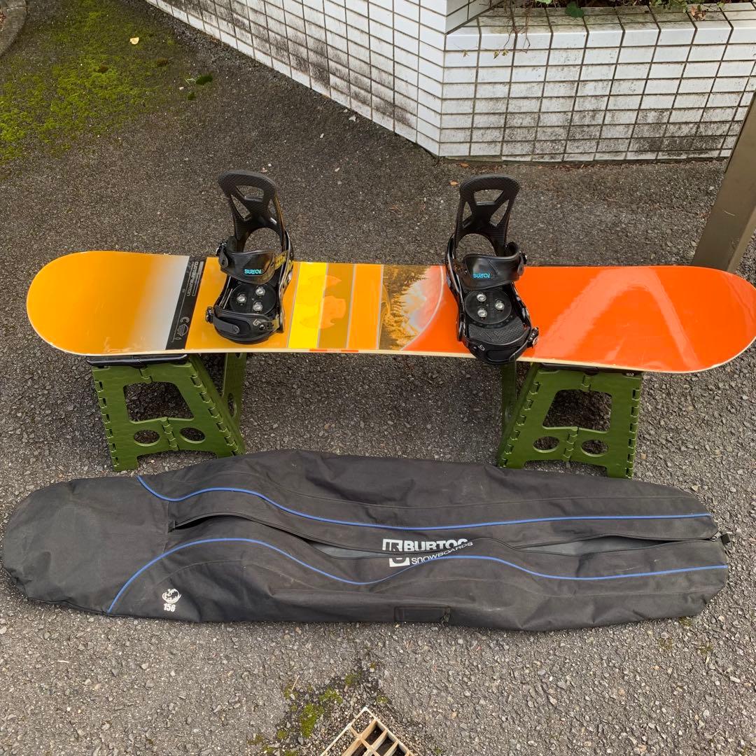 スノーボードセット BURTON 156cm ＋ BURTON+ケース