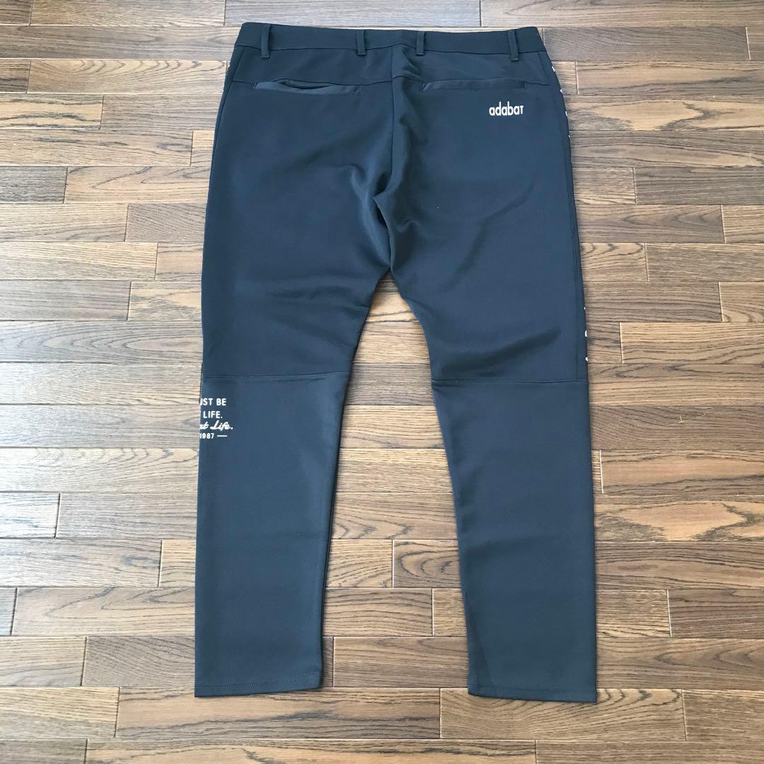 アダバット　スウェットイージーパンツ　LL ブラック