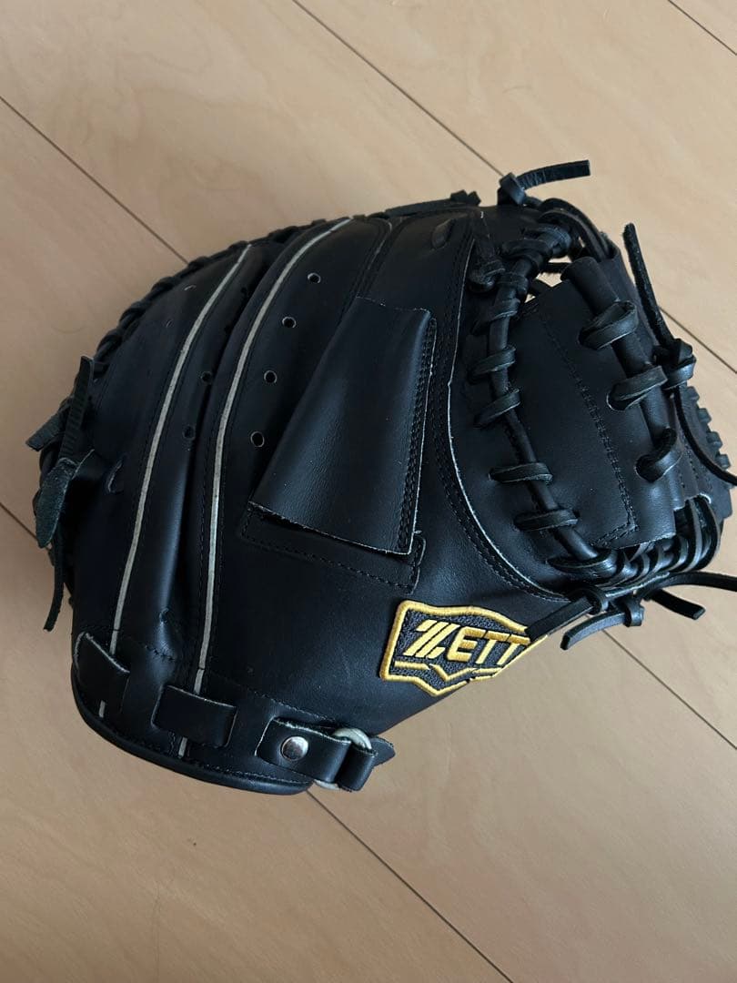 ZETT キャッチャーミット 黒