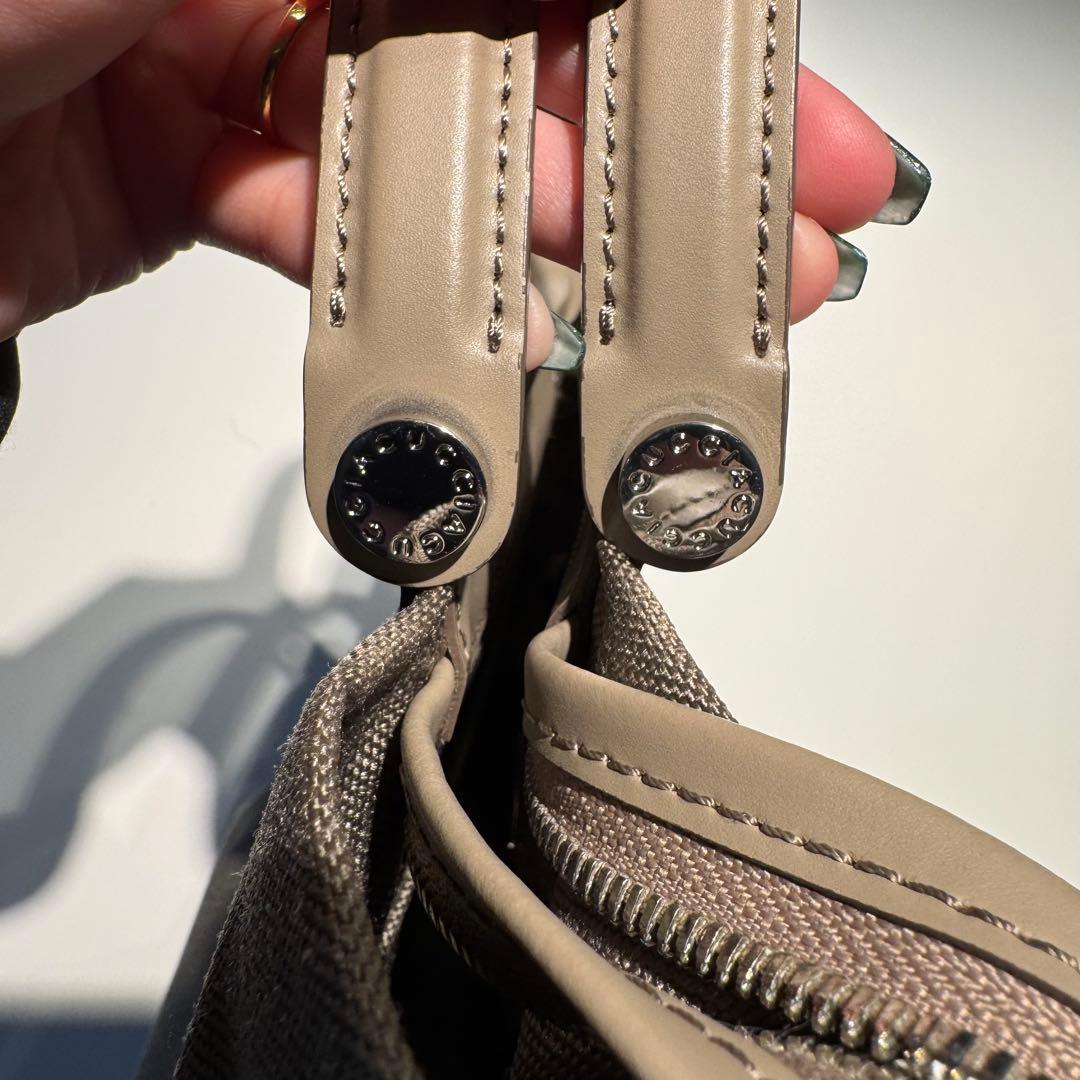 IACUCCI イアクッチ ソルベット グレージュ トート ショルダーバッグ