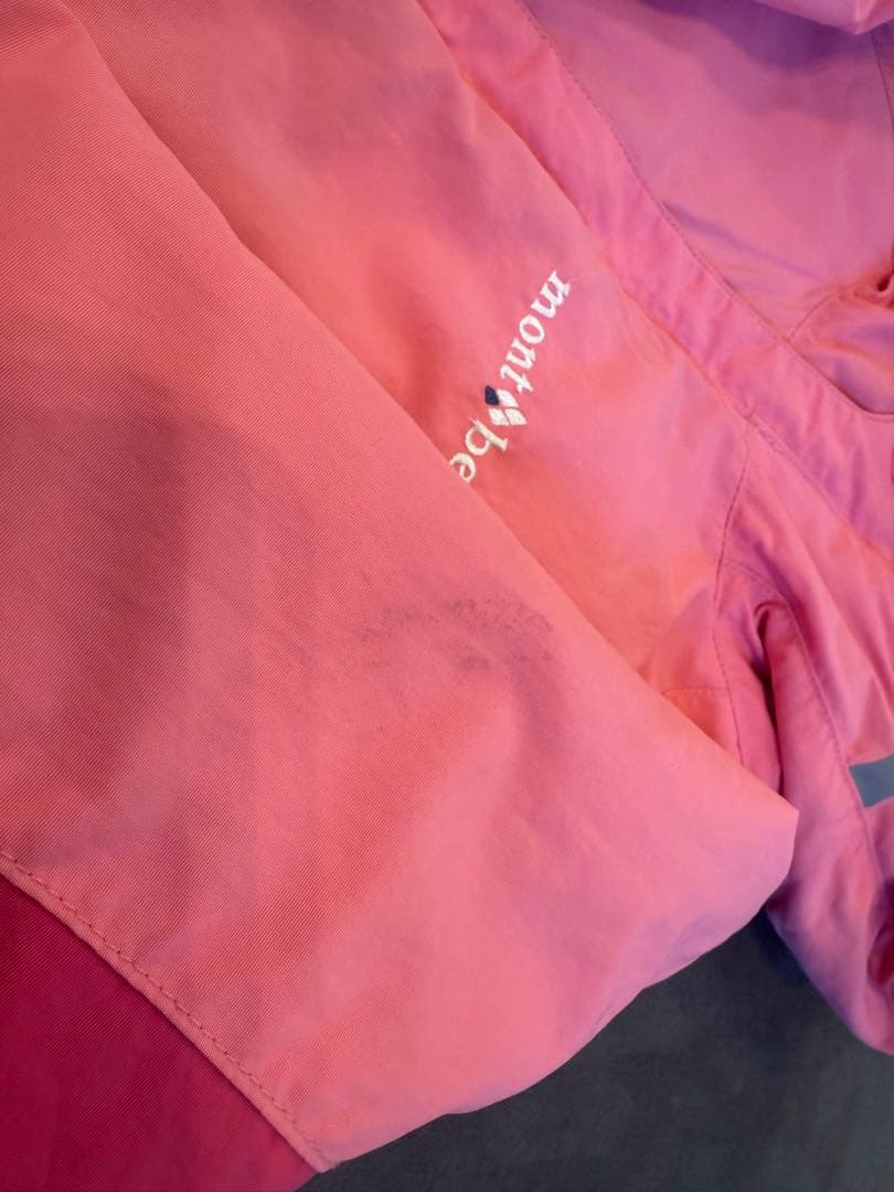 モンベル　mont-bell スキーウェア　上下セット　ピンク　110 手袋付き