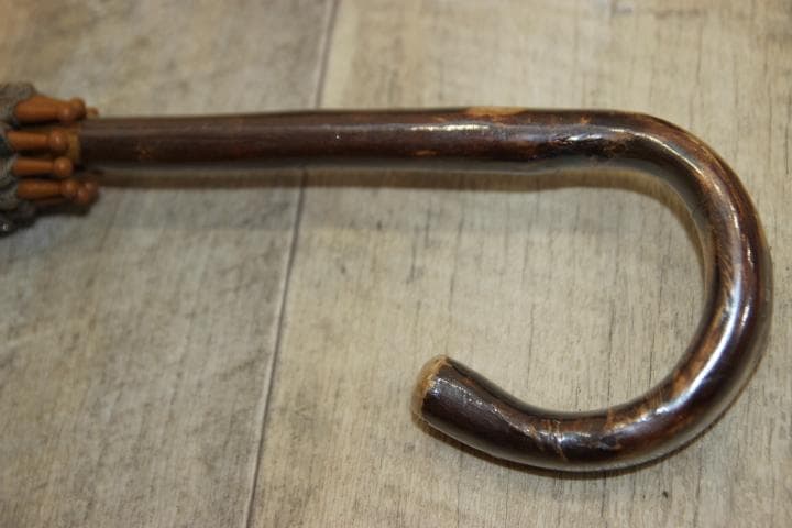 小宮商店 KOMIYA 柿渋染め 日傘 長傘 麻100％ 高級日傘 パラソル ➂