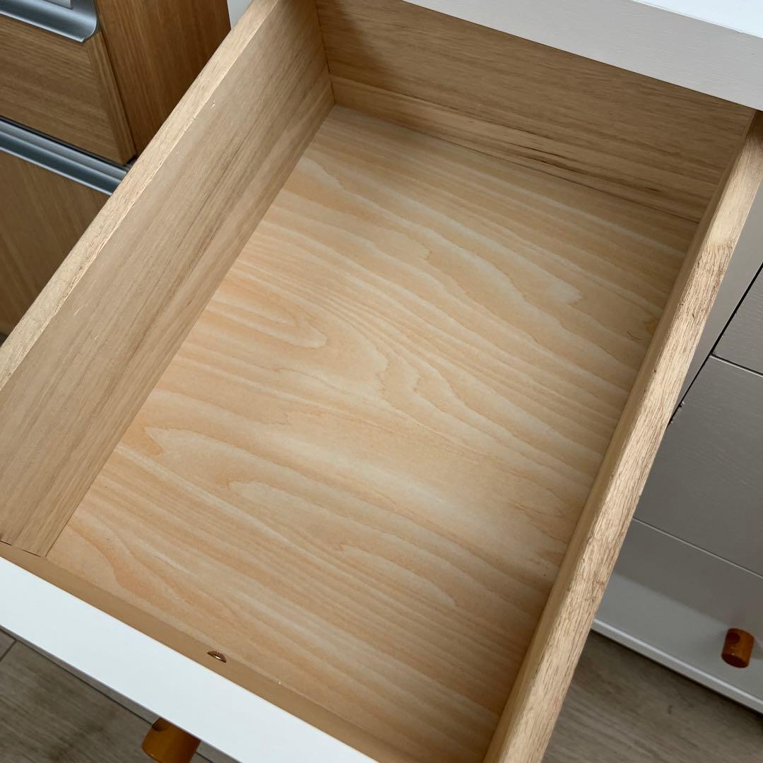 ホワイト6段チェスト　幅60㎝　MOMO NATURAL