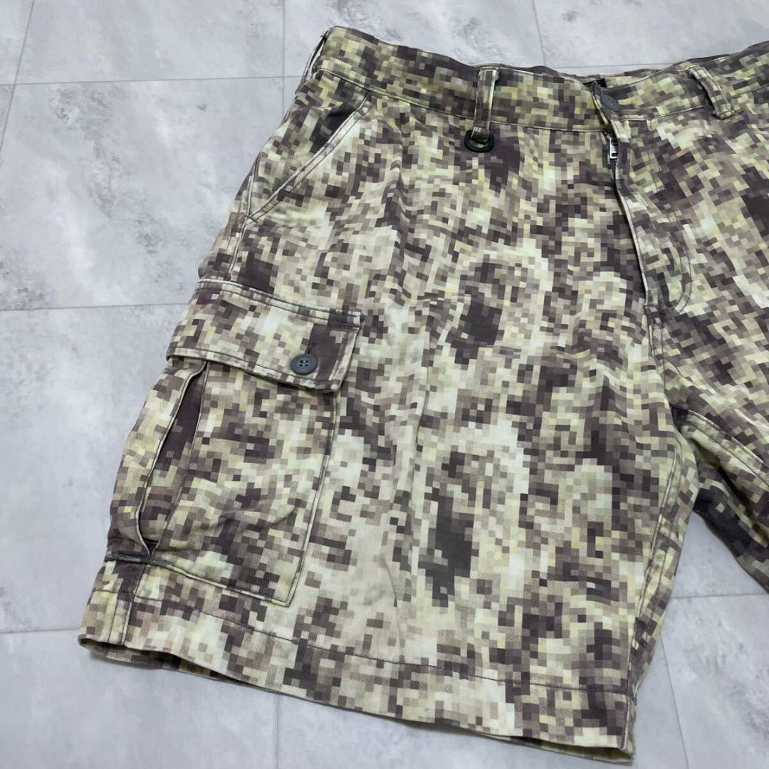 ナイトレイド ナイトロウ ハーフパンツ カーゴショーツ カモフラ モザイク