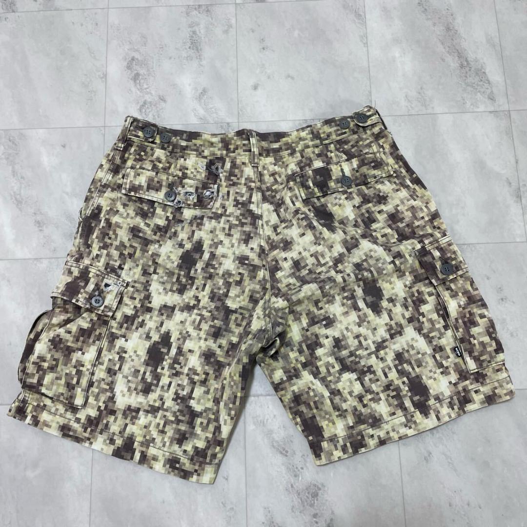 ナイトレイド ナイトロウ ハーフパンツ カーゴショーツ カモフラ モザイク