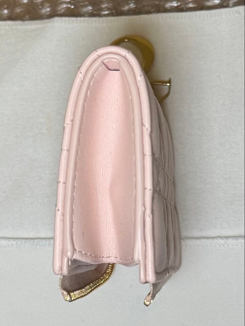 Dior Yuzu キーケース カナージュ　ラムスキン