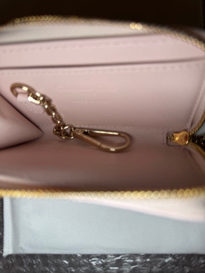 Dior Yuzu キーケース カナージュ　ラムスキン