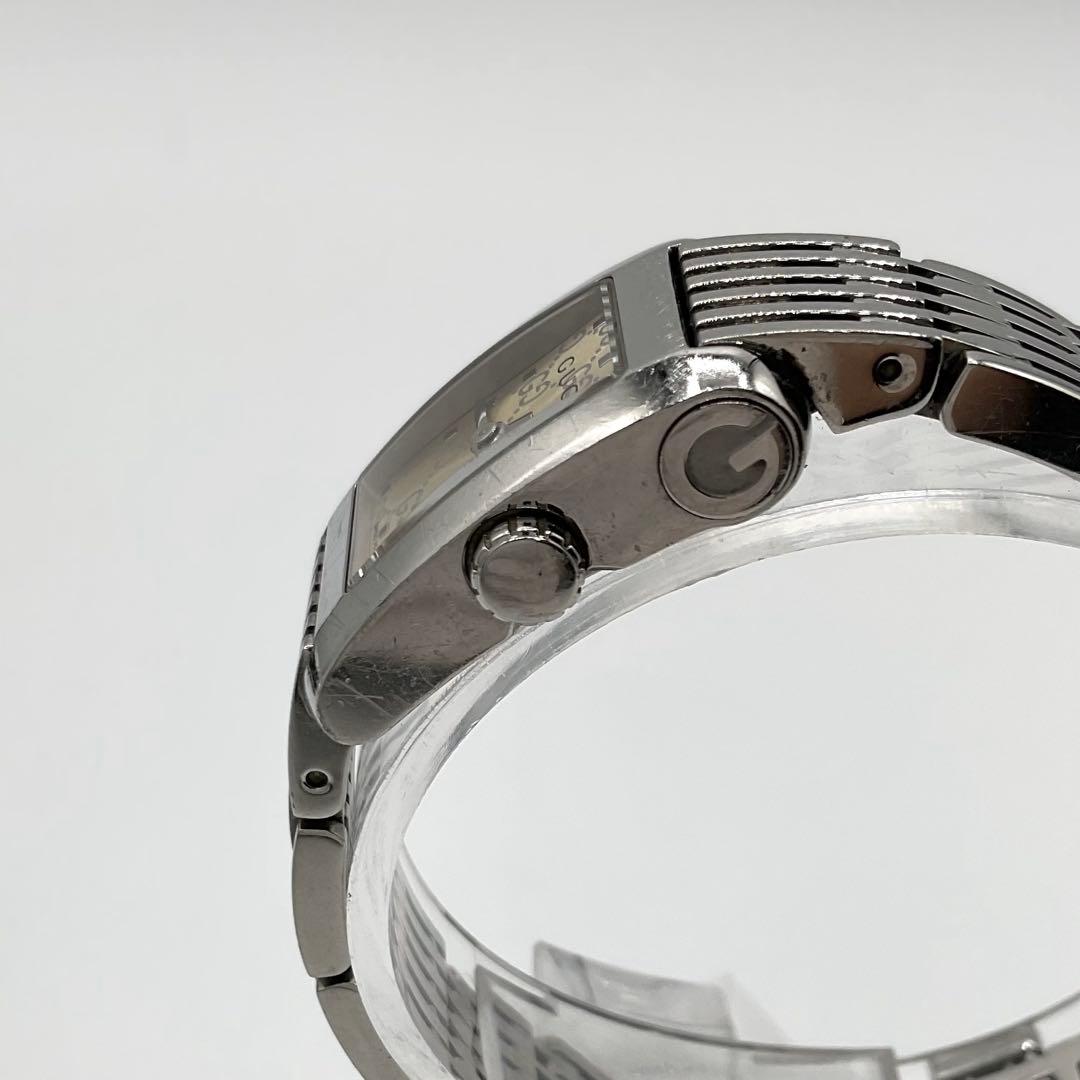 GUCCI グッチ Gメトロ クォーツ 腕時計 8600L シルバー 不動品