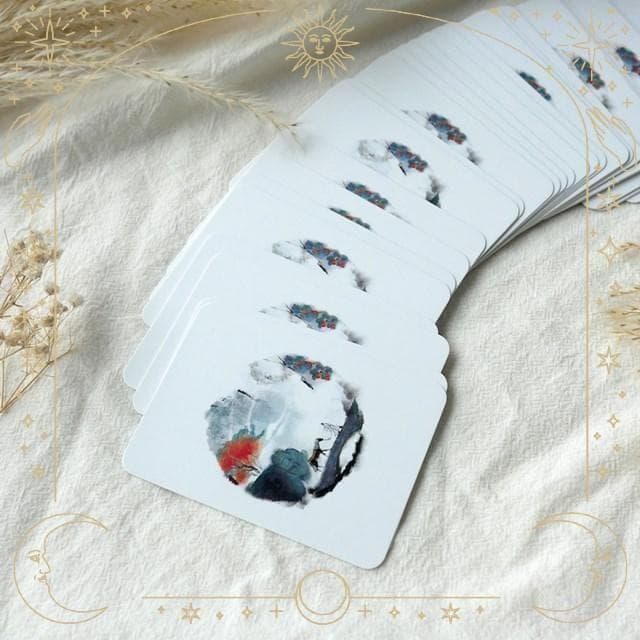 【正規品ルノルマンカード】美麗水彩画✨水滸伝の元である江湖の世界観を描いたデッキ