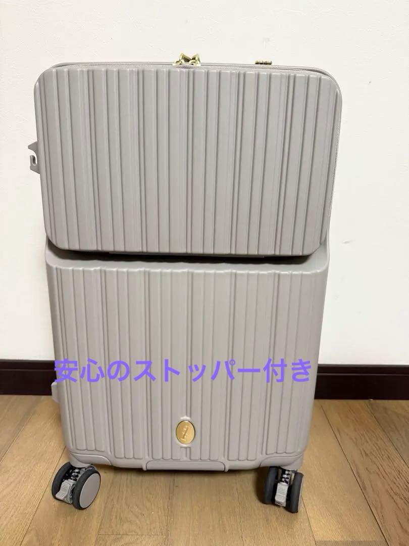 【専用】2025年11月最新モデルBIBIEST グレーべージュ キャリーケース