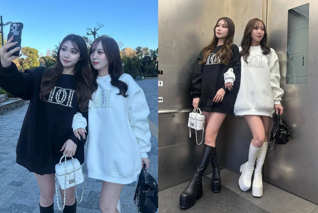 ダーリッチ darich DDロゴビジュースウェットプルオーバー ピンク