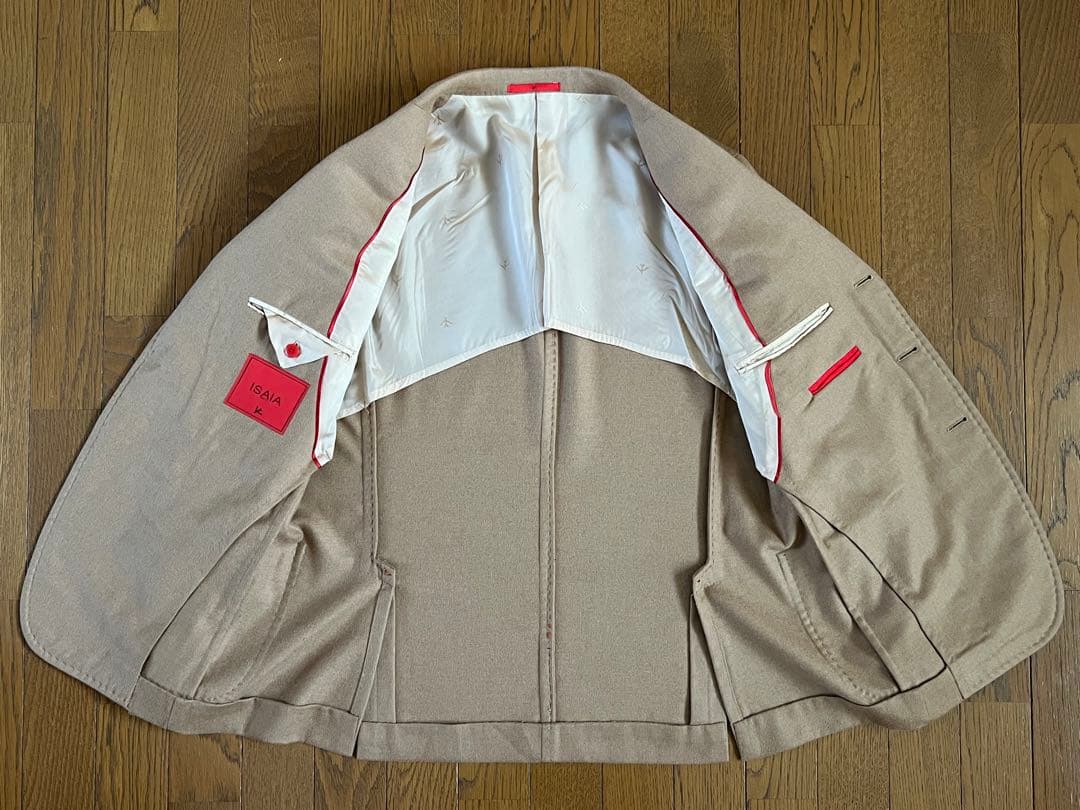 ISAIA イザイア CORTINA キャメルヘア 100% ジャケット 50