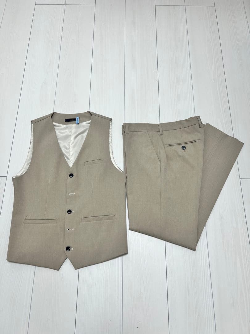 結婚式 スーツ 3点セット