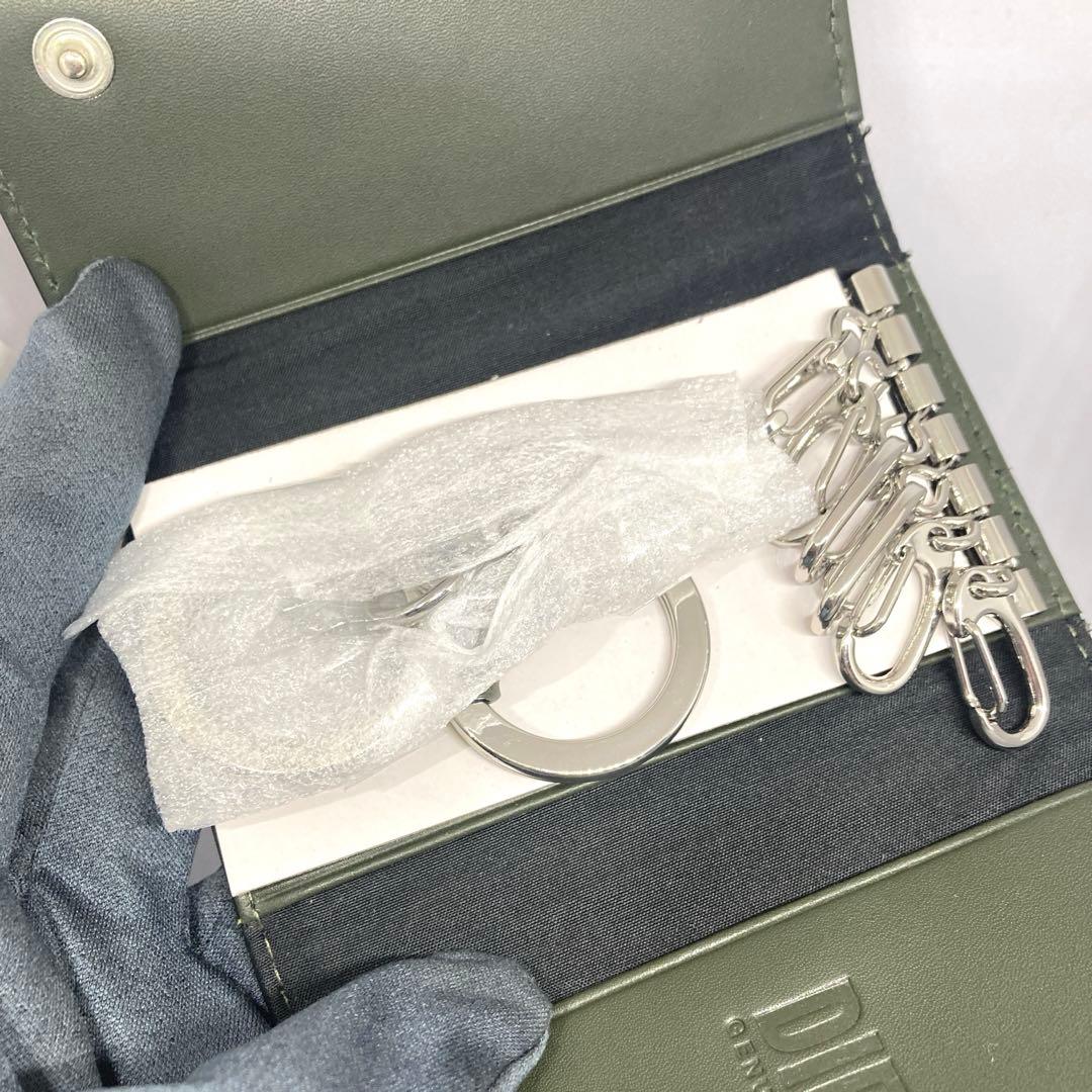 未使用品 DIESEL ディーゼル ６連 キーケース キーリング付き Dロゴ