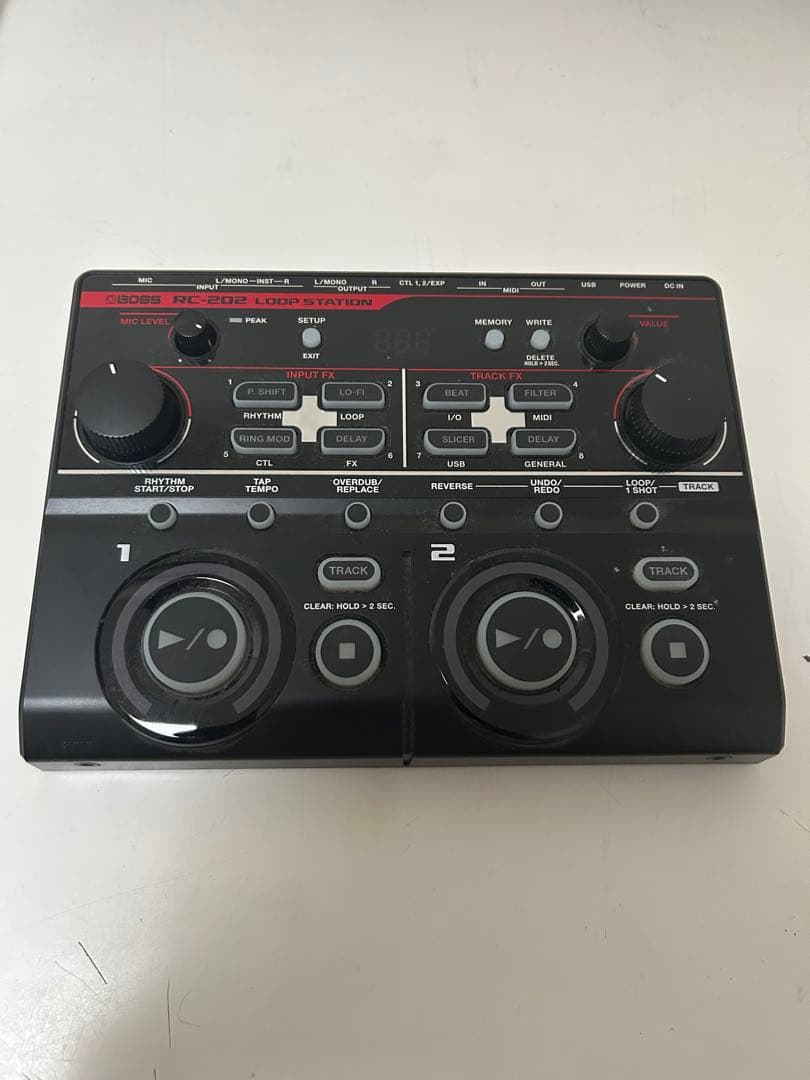 BOSS RC-202 ループステーション ACアダプター・XLRケーブル付き