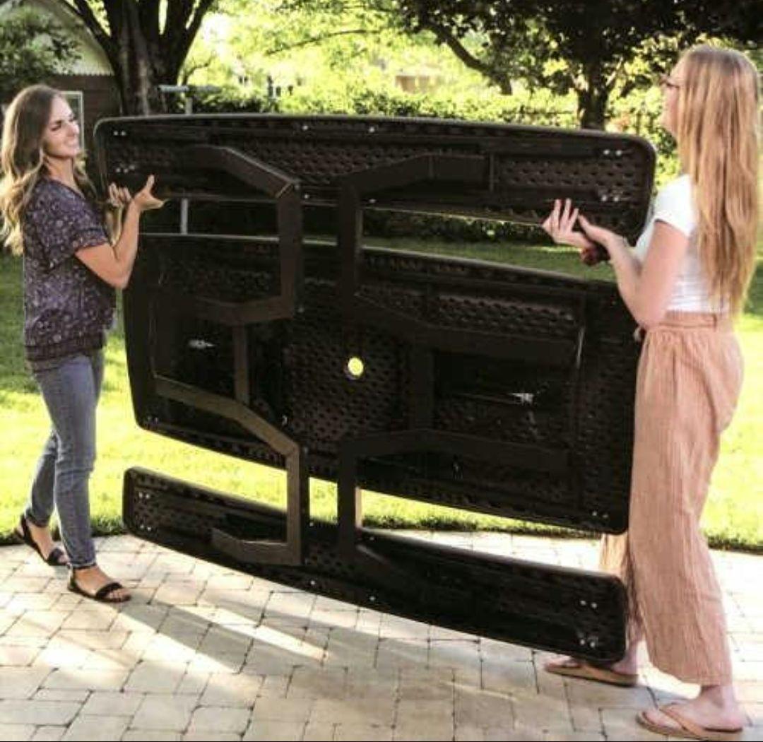 訳アリ特価LIFETIMEフレーム ピクニックテーブル折りたたみ 6人 ～ 8人