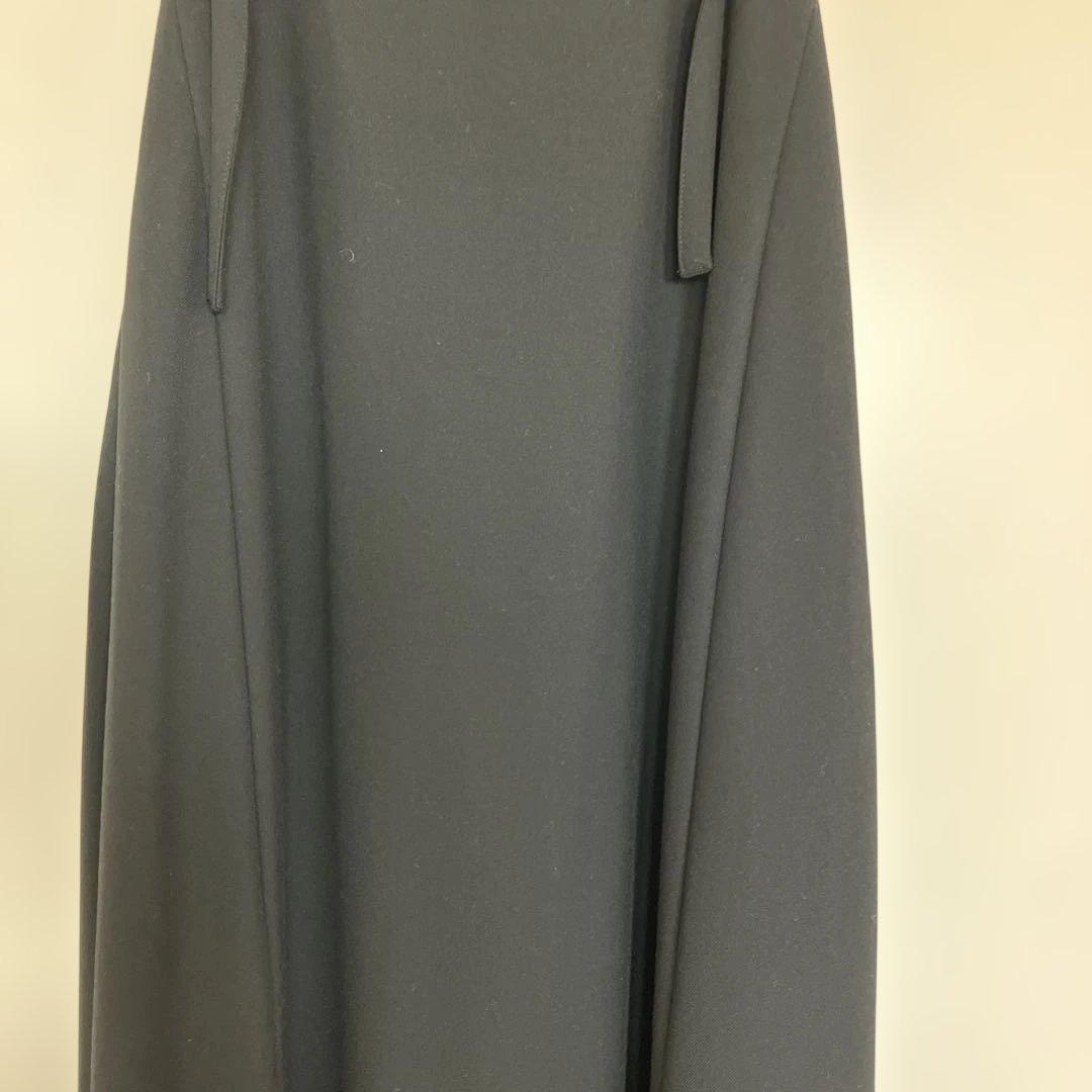 北欧暮らしの道具店　サイドタックのサロペットスカート / ブラック　S