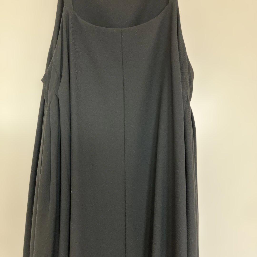 北欧暮らしの道具店　サイドタックのサロペットスカート / ブラック　S