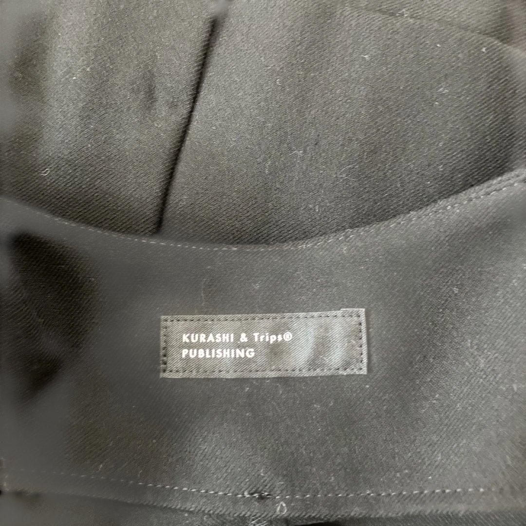 北欧暮らしの道具店　サイドタックのサロペットスカート / ブラック　S