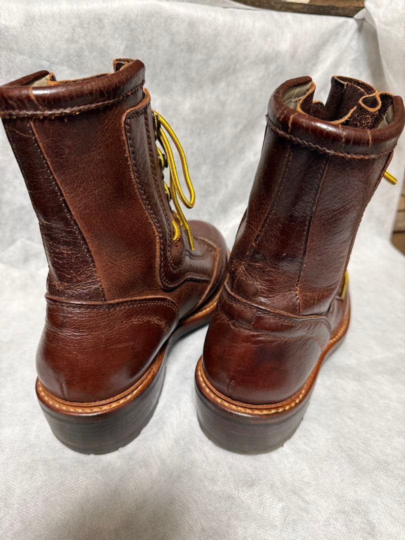ミハラヤスヒロ　レースアップブーツ　ロガーブーツ