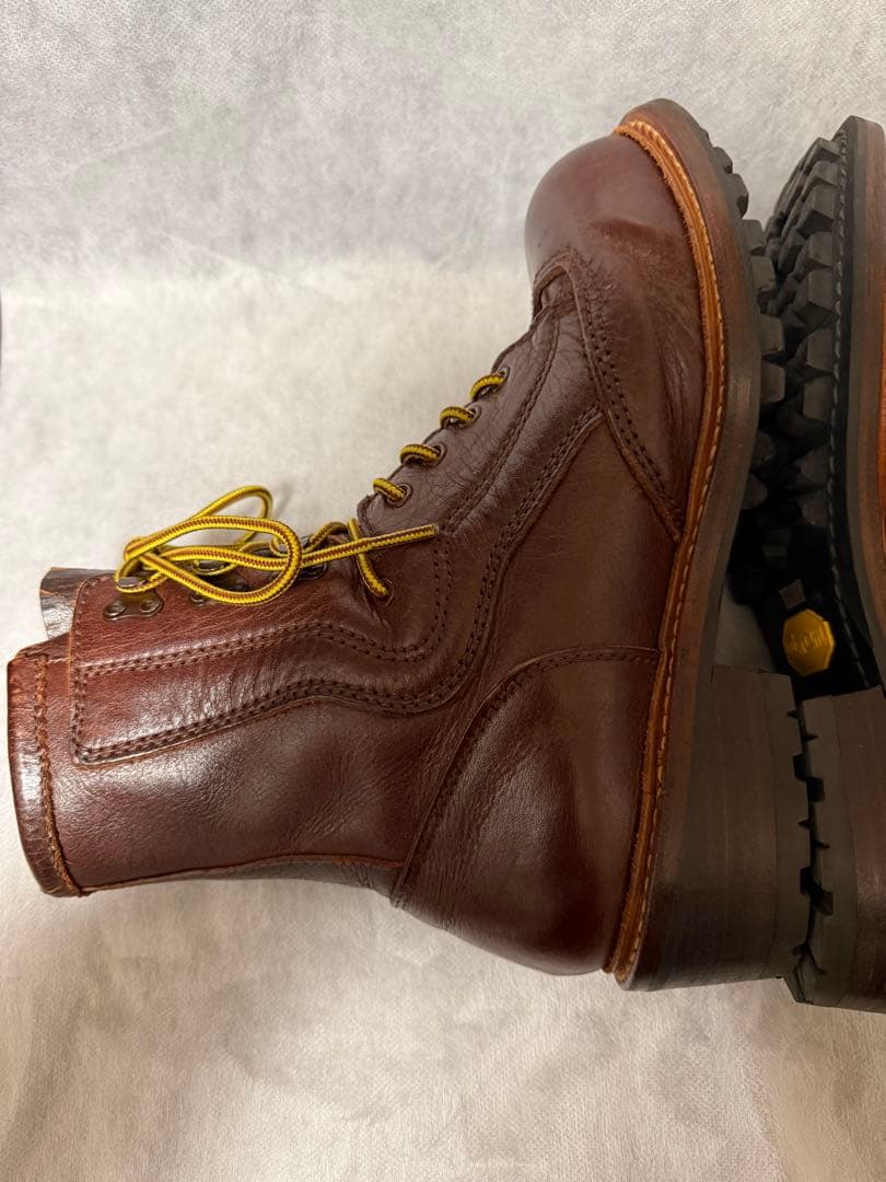 ミハラヤスヒロ　レースアップブーツ　ロガーブーツ