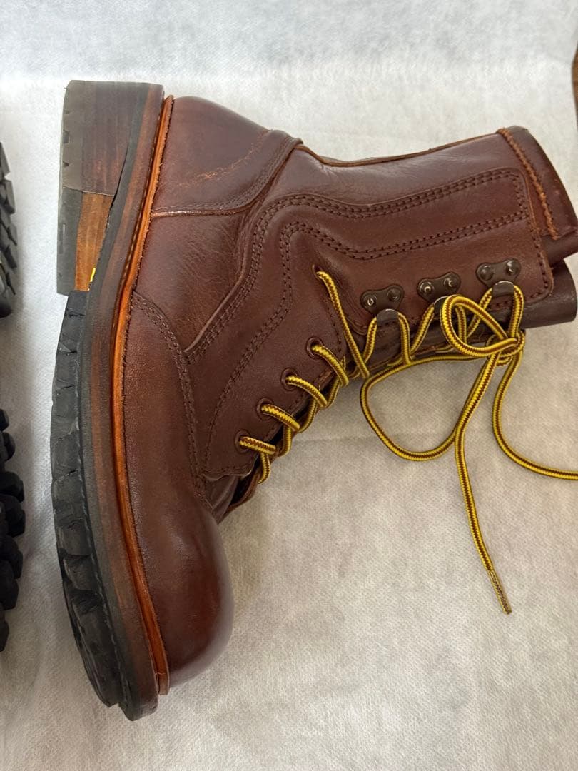 ミハラヤスヒロ　レースアップブーツ　ロガーブーツ