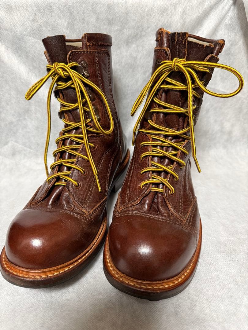 ミハラヤスヒロ　レースアップブーツ　ロガーブーツ