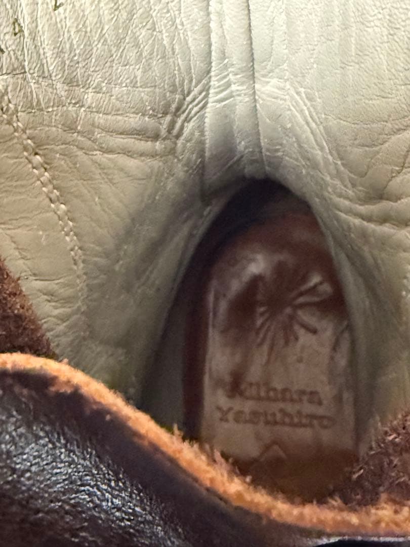 ミハラヤスヒロ　レースアップブーツ　ロガーブーツ