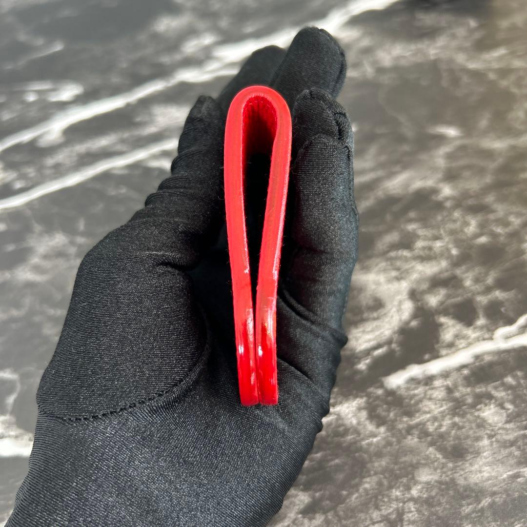 ❤️新品❤️ブルガリ ❤️マネークリップ ❤️レザーブルガリブルガリ レッド本革