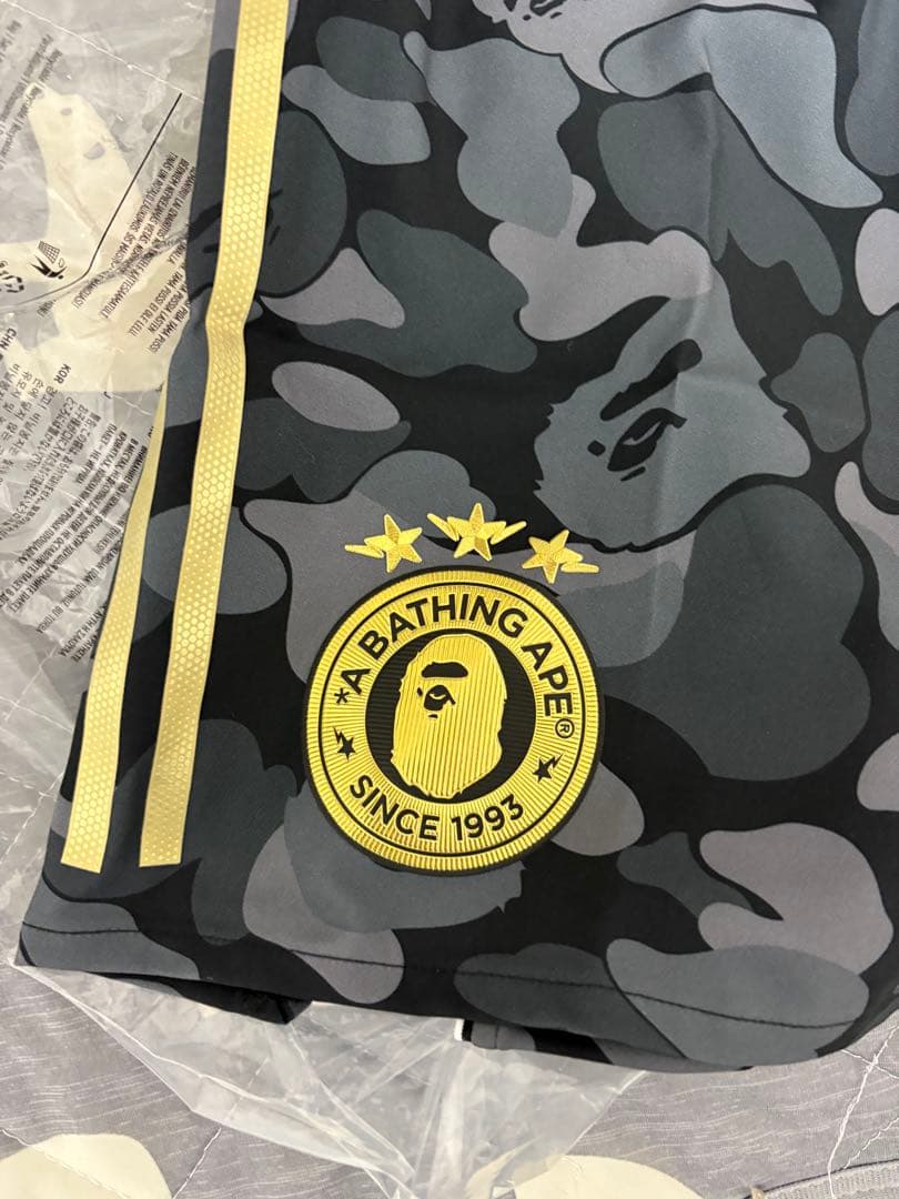 新品4XL！adidas x A BATHING APE FB SHORTS黒