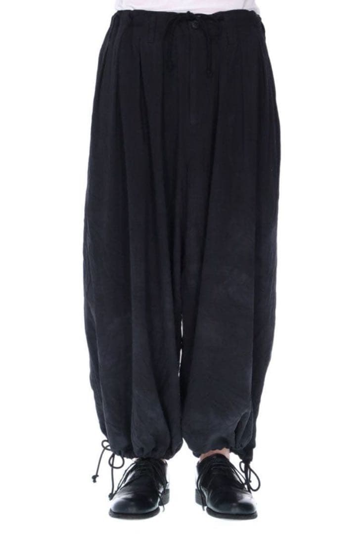 ヨウジヤマモト ムラ染めバルーンパンツ 20AW