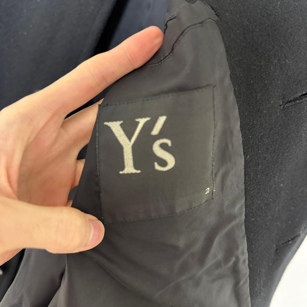 Y's ウールカシミヤコート　ベルトループ付　size2