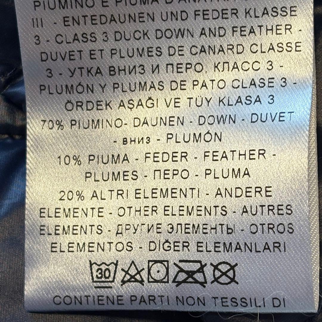 【新品タグ付き】 Fay (フェイ)TOD'S ネイビー ダウンベスト S