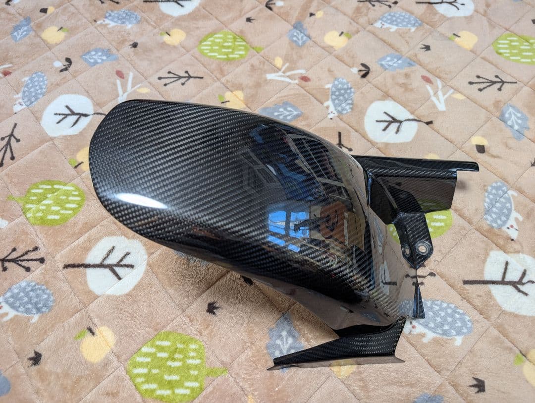 z900rs用 スピードラリアカーボンフェンダー　ロング　艶有り
